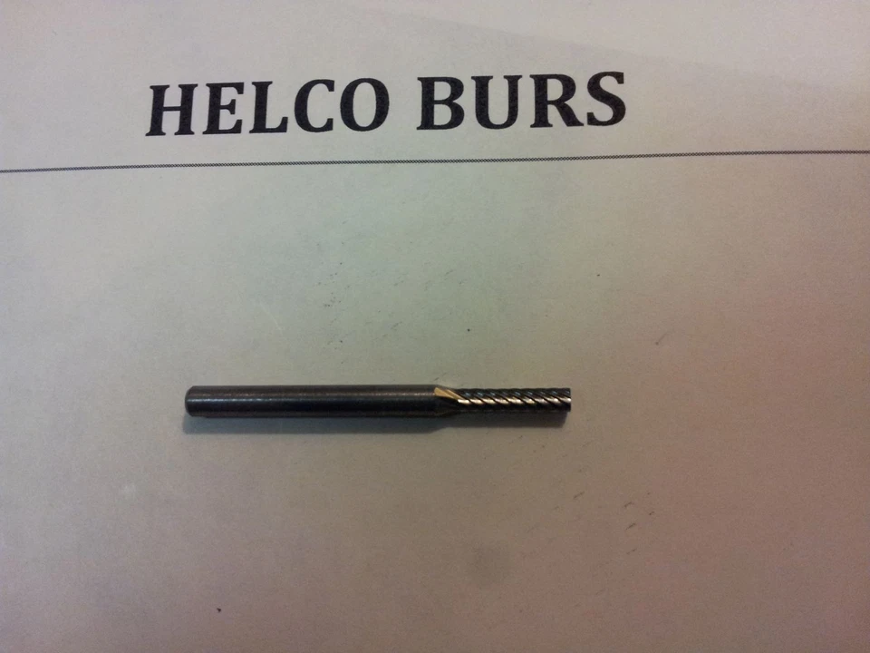 Fresas de carburo SA42S .093" 3/32" diámetro corte único Dremel 1/8 vástago herramienta de rebabas Foto 2 de 2