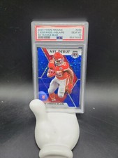 2020 MOSAIC #266 CLYDE EDWARDS-HELAIRE NO HUDDLE BLUE PRIZM /75 PSA 10 CHIEFS RC