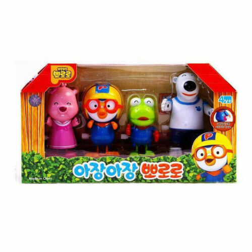 Hot 4Pcs /Set Korean Pororo Pororo Toys Children's Doll Toys Gift - Picture 3 of 10