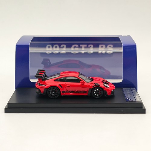 SW 1:64 Porsche 992 GT3 RS Racing Sports Red Diecast Models Car Collection - Picture 1 of 7