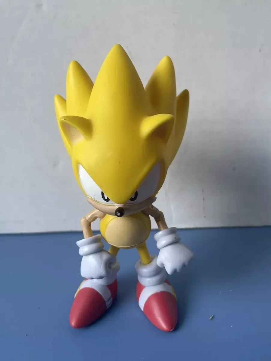 Sonic Through Time Classic & Modern Super Sonic Pack 5 Inch Figures *See  Desc*