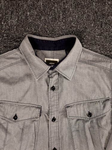 G Star Cargo Shirt Men Large Utility Combat Military