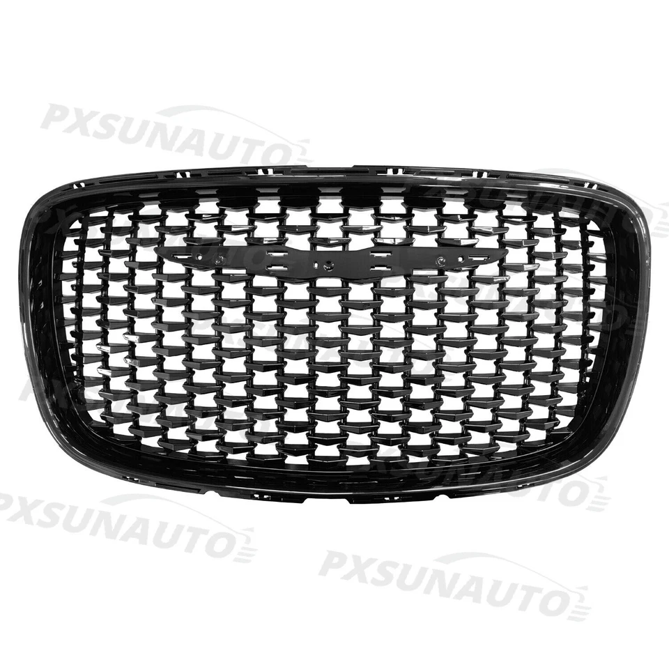 Fits 2015-2019 Chrysler 300 300C Black SRT Style Front Upper Hood Grille grill Foto 4 de 4