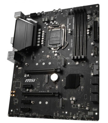 MSI Z390-S01 Motherboard Intel Z390 LGA 1151 DDR4 M.2 ATX DVI-I PS/2 USB 3.1