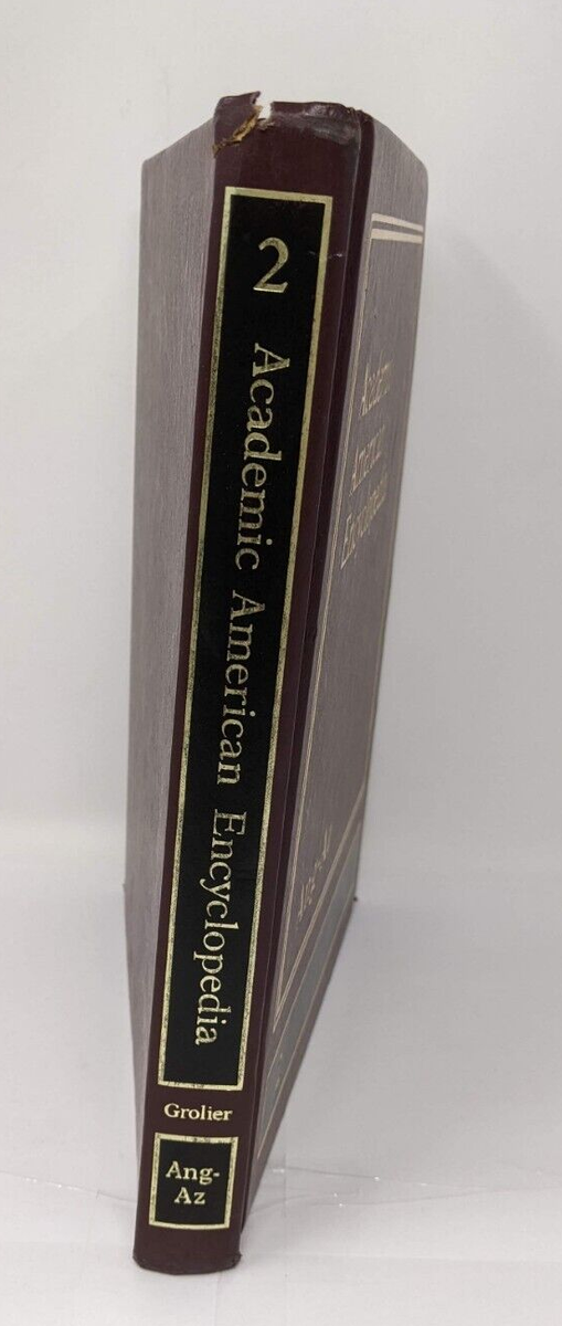 Academic American Encyclopedia Ang-Az Volume 2 1989 Hardcover