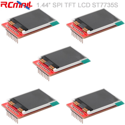 5pcs 1.44'' TFT LCD Display Screen Module 3.3V RGB 65K 128x128 4-wire SPI ST7735S