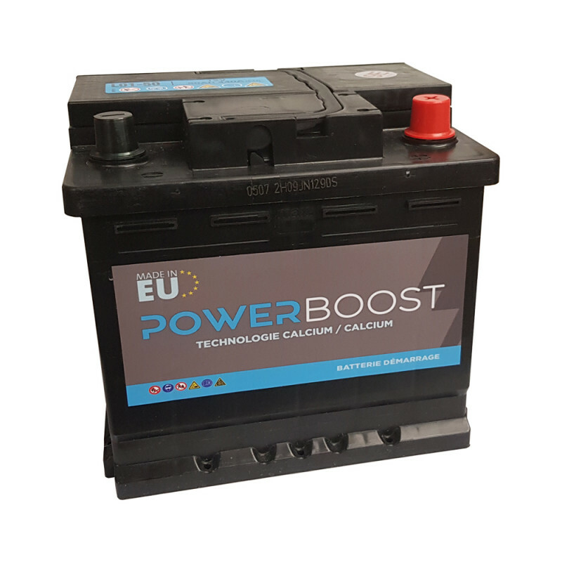 Batterie voiture Power L01 12v 50ah à haute puissance 440A