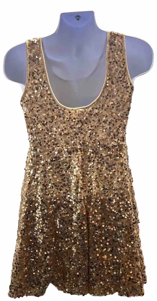 Vestido dorado grande Red Clover para mujer Foto 2 de 2