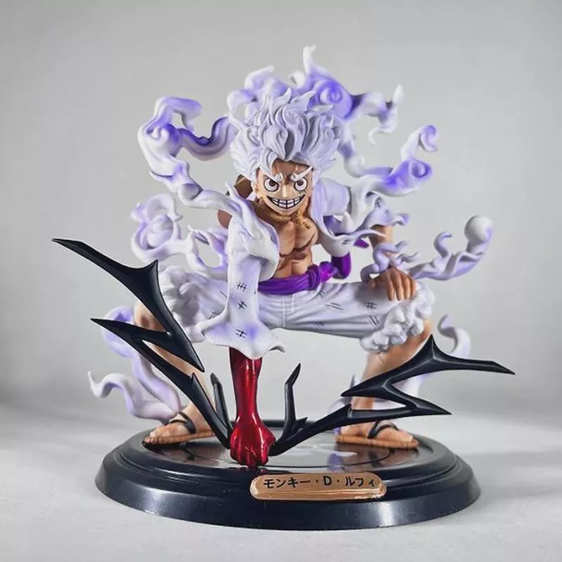 One Piece Nika Luffy Gear 5 Anime Figure Joy Boy Action Figures Statue  Figurine