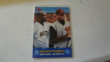 2000 TOPPS EXECUTIVE PRODUCERS # TC8 BARRY BONDS  KEN GRIFFEY JR. BASEBALL CARD