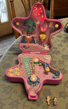 1993 Bluebird Polly Pockets Fairy Wonderland Star Compact Almost Complete Light