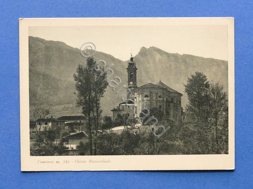 Cartolina Cumiana - Chiesa Parrocchiale - 1940 ca. - 第 1/1 張圖片