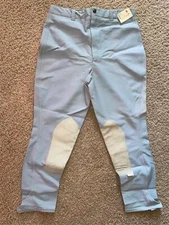 VTG NEW WOMENS 30 GRAY TAILORED HORSE EQUESTRIAN RIDING JODPHUR BREECHES PANTS