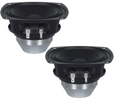 2x B C 4NDF34-8 4" Neodymium Mid-Range Woofer 200W / 8-Ohms LF Driver 110-8000Hz