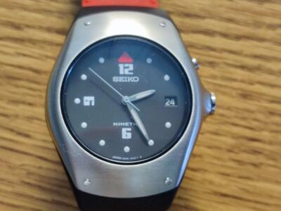Seiko Kinetic 5M42-0E40/ Seiko replacement rechargeable | eBay