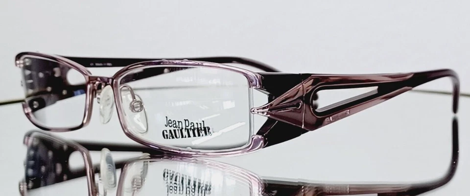 Gafas Originales JEAN PAUL GAULTIER VJP 097 OSBN Rosa Metal 52-16-130 ITALIA Foto 2 de 4