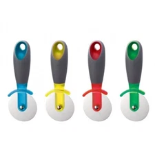 Premium Pizza Cutter- Stainless Steel Wheel, Non-Slip Grip