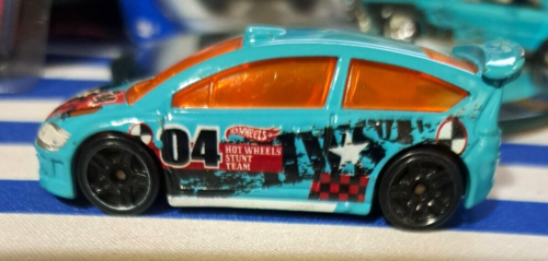 Loose-2012 Hot Wheels"Citroen C4 Rally"Light Blue-Thrill Racers-City Stunt '12