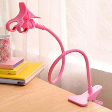 -Flexible 360 Clip Mobile Cell Phone Holder Lazy Bed Bracket Mount Stand Z3A3