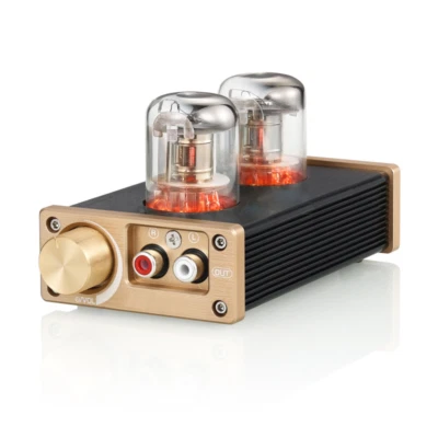 Nobsound E6 Direct Heated Vacuum Tube Class A Stereo Audio Pre-Amplifier NEW