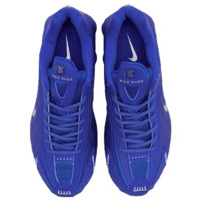 Nike Shox R4 Racer Blue Metallic Silver Women's HJ7303-445 | eBay