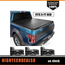 Hard 3-Fold 5ft Bed Tonneau Cover For Colorado Canyon Cover 2004-2011 2012 2013