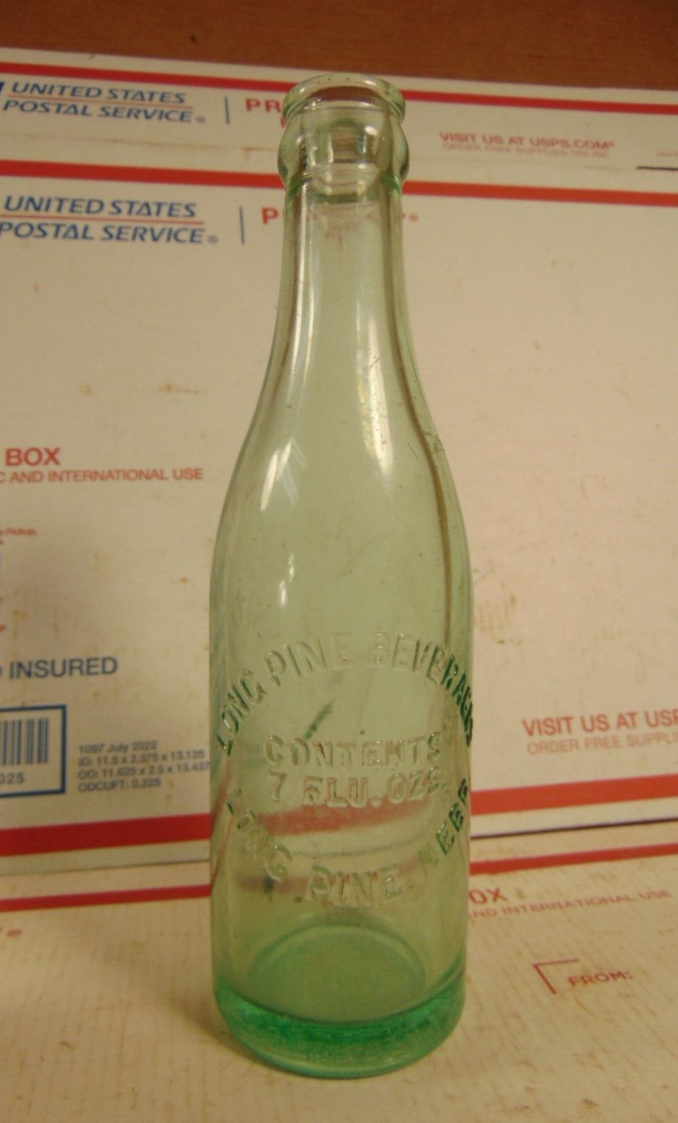 VINTAGE LONE PINE BEVERAGES NEBRASKA SODA POP BOTTLE COCA COLA ORIGINAL