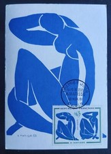 CARTE MAXIMUM 1961 TIMBRE  HENRI MATISSE N° 1320 OBLITÉRÉ PARIS