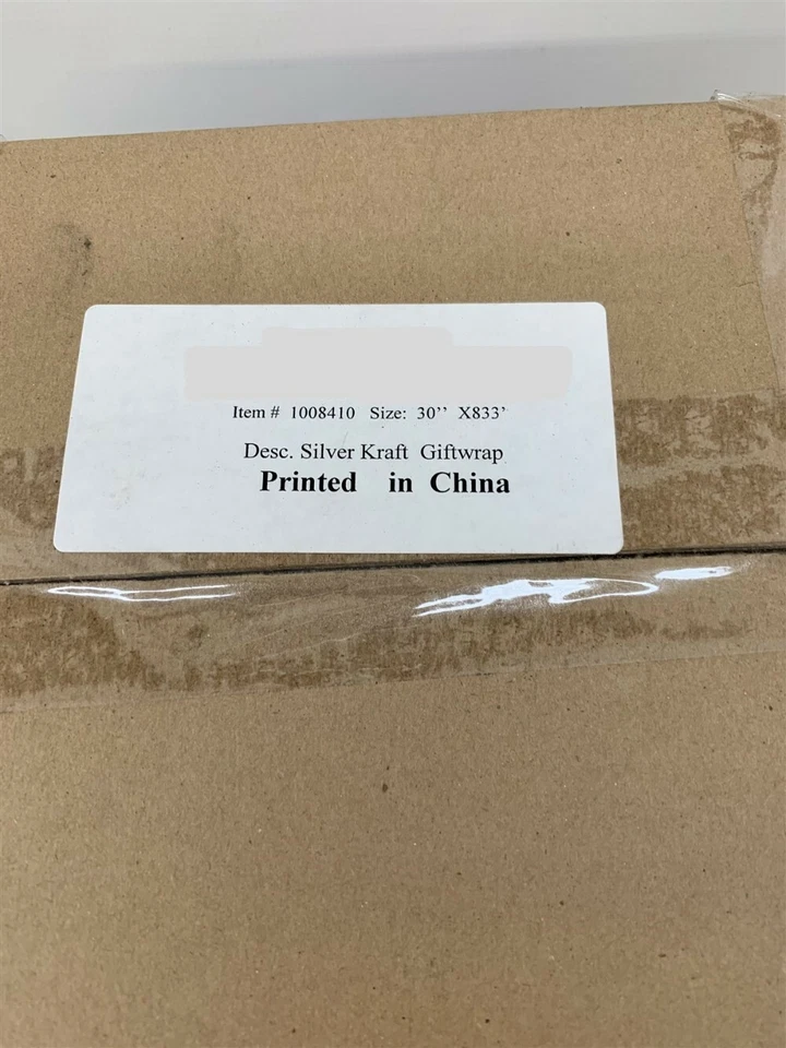 Papel de envolver Kraft plateado 30" x 833', rollo de resma completa 1008410 Foto 4 de 4