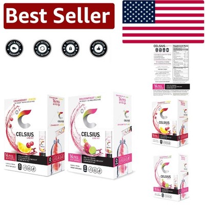 28-Piece Assortment of Healthy Energy Packs   Dragonfruit Lime & Cranberry Lemon