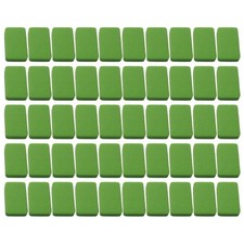 50Pieces Small EVA Whiteboard Erasers with Felt Pad for Teachers Students School
