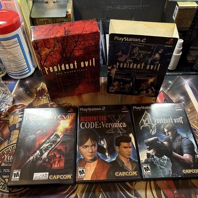 RESIDENT EVIL : The Essentials Big Box - Sony PlayStation 2 (Complete CIB) PS2