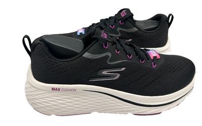 Skechers Women's Max Cushioning Elite 2.0 Shoes Black/Purple WIDE Size:6 161H
