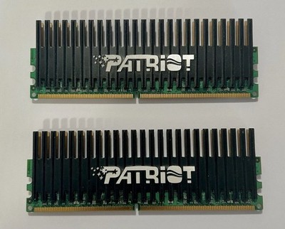 Kit of 2 Patriot PVS24G6400LLK 4GB (2GBx2) DDR2-800 PC2-6400 Dual Channel RAM