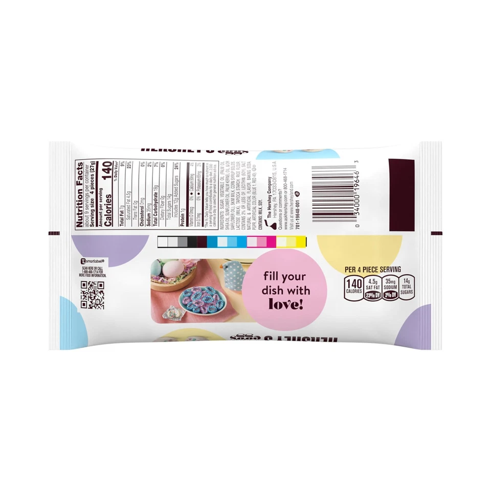 HERSHEY'S Cookies n Creme Huevos a Lunares 8.5 Onzas Caramelo de Primavera 1 Bolsa Foto 2 de 4