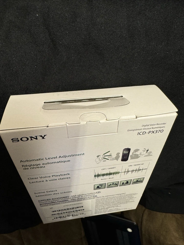 Sony PX Series ICD-PX370 4GB Mono Digital Recorder Factory Sealed FREE Shipping - Image 3 of 4