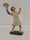 JOHN HILL & CO TOYS LEAD TENNIS PLAYERS MAN WOMAN BRITAINS SCALE 384A & 384B — photo 8