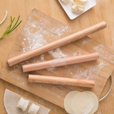 Wooden Making Noodles Dumpling Baking Tool Dough Roller Rolling Pins Bakeware