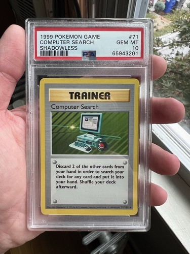 Computer Search (Shadowless) graded PSA 10 for sale on eBay