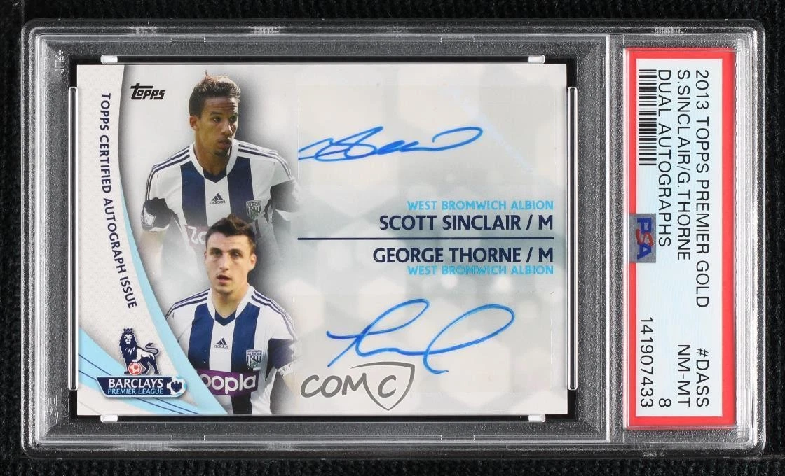West Bromwich Albion Soccer Original Autographed Sports Trading