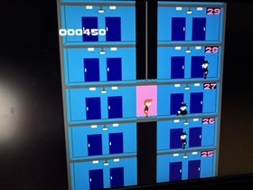 Elevator Action(Nintendo System, 1987)NES Authentic Cart & Sleeve 5 Screw Tested