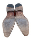 Mezlan Custom Brown Leather Tan Fabric Toe Oxford Apron Dress Shoe SZ 12M — photo 7