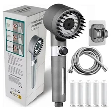 iondrops Filtered Shower Head with Handheld,High Pressure Showerhead w...