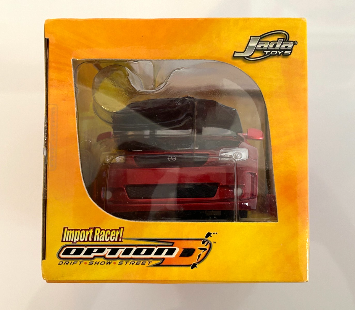 Jada Toys SCION TC Import Racer D RED Diecast Model Car 1:24 Scale