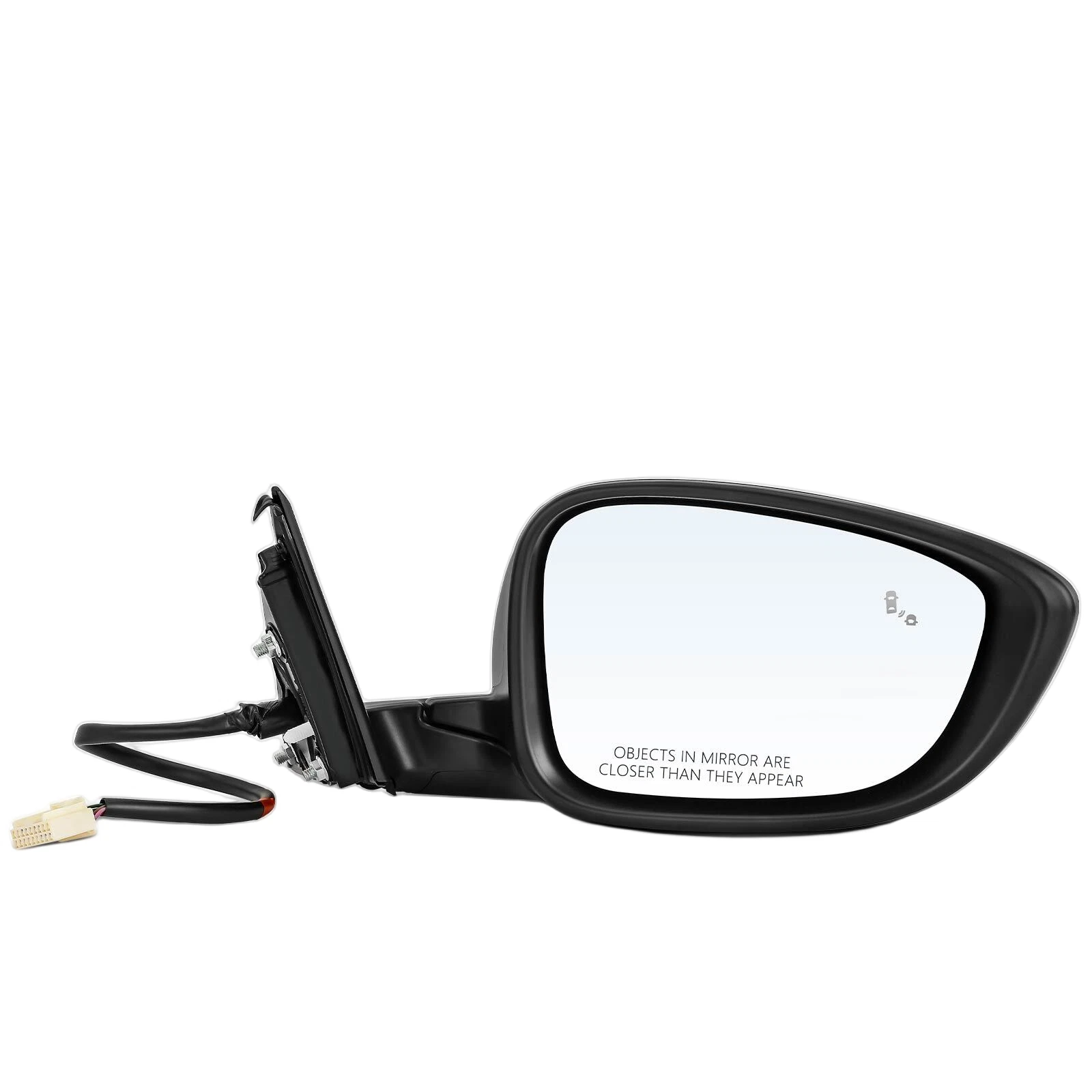 Passenger Power Mirror with Manual Fold Blind Spot Heated for Honda Accord 18-22