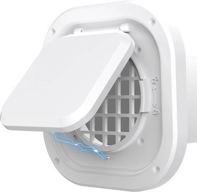 Dryer Vent Cover Outside 4 Inch, Magnetic Door Design, Durable Airflow Vent with