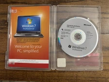 Windows 7 Professional 64-Bit Software SP 1 *No Product Key* Disc Only FQC-04649