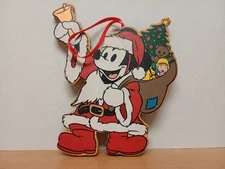 Vintage Walt Disney Co. Mickey Mouse Ornament Santa's World  Kurt S Adler