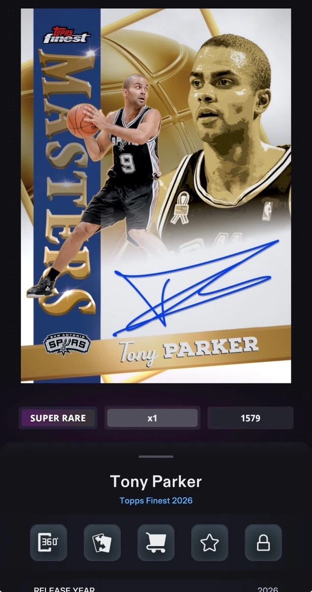 National Basketball Association (NBA) Tony Parker Basketball