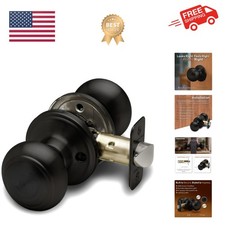 Colonial Passage Interior Door Knob – ANSI Grade-3 Certified, Modern Heavy Du...